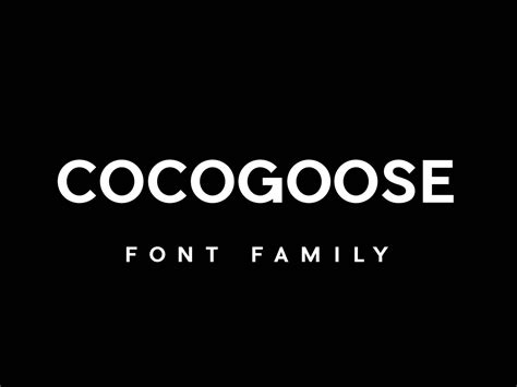 cocogoose classic font.